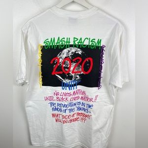 Stussy 40th Anniversary Earth Corner Pocket 8 Ball Smash Racism Men’s Medium